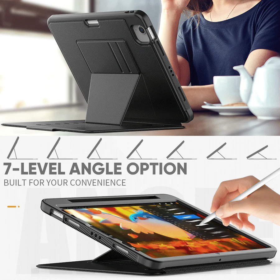 Étui Smart Cover multifonctionnel pour iPad 7/8/9 (7e/8e/9e génération) 10,2 Étui Smart Cover multifonctionnel pour iPad 7/8/9 (7e/8e/9e génération) 10,2